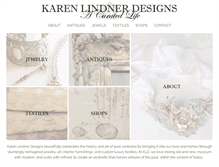 Tablet Screenshot of karenlindnerdesigns.com